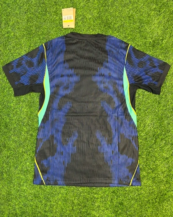 Brazil Away T-Shirt Half Sleeve Fan Edition Jersey Kit 2026