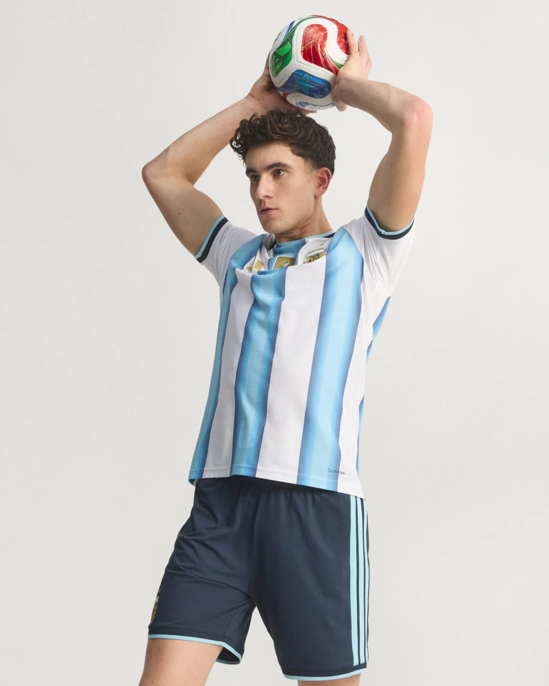 Argentina Home Authentic T-Shirt Half Sleeve Player Edition Jersey Kit 2026