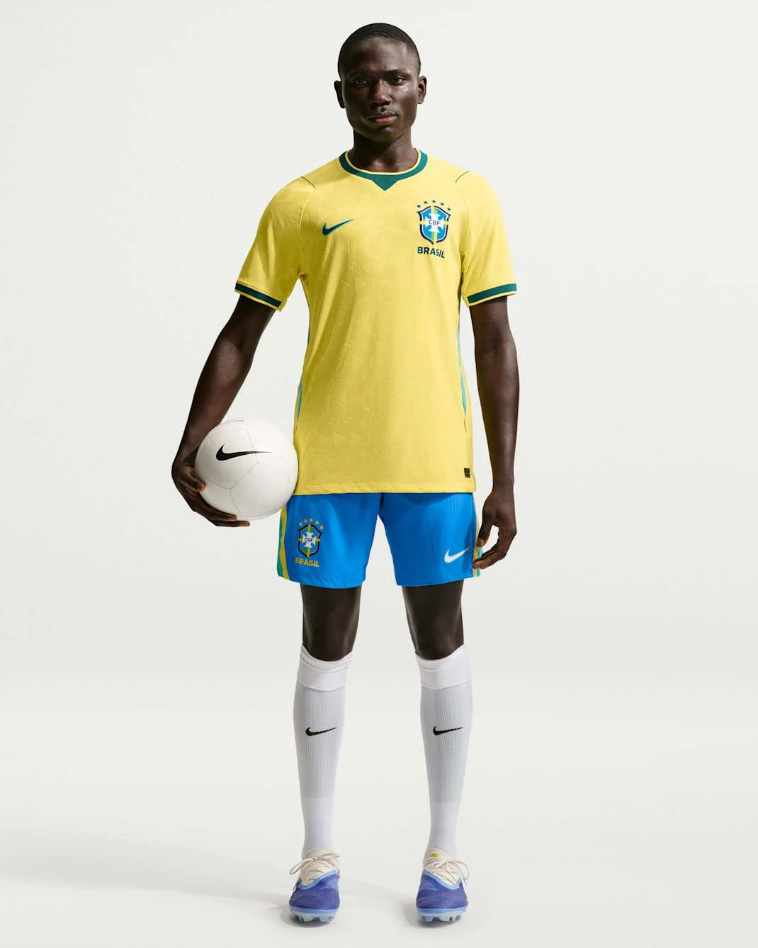 Brazil Home Authentic T-Shirt Half Sleeve Player Edition Jersey Kit 2026