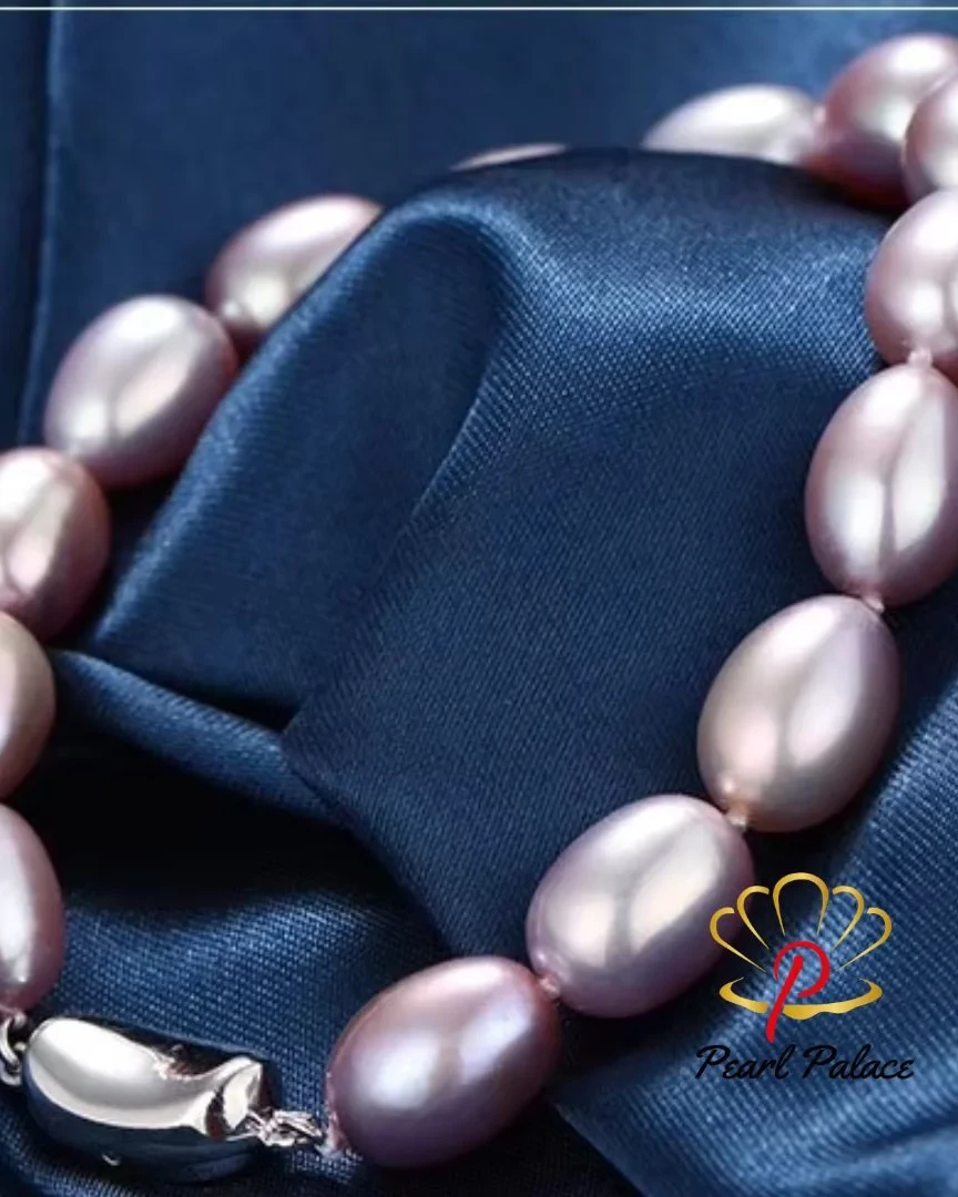 AAAA 8 9mm Natural Freshwater Drop Pearl Bracelet for Women.