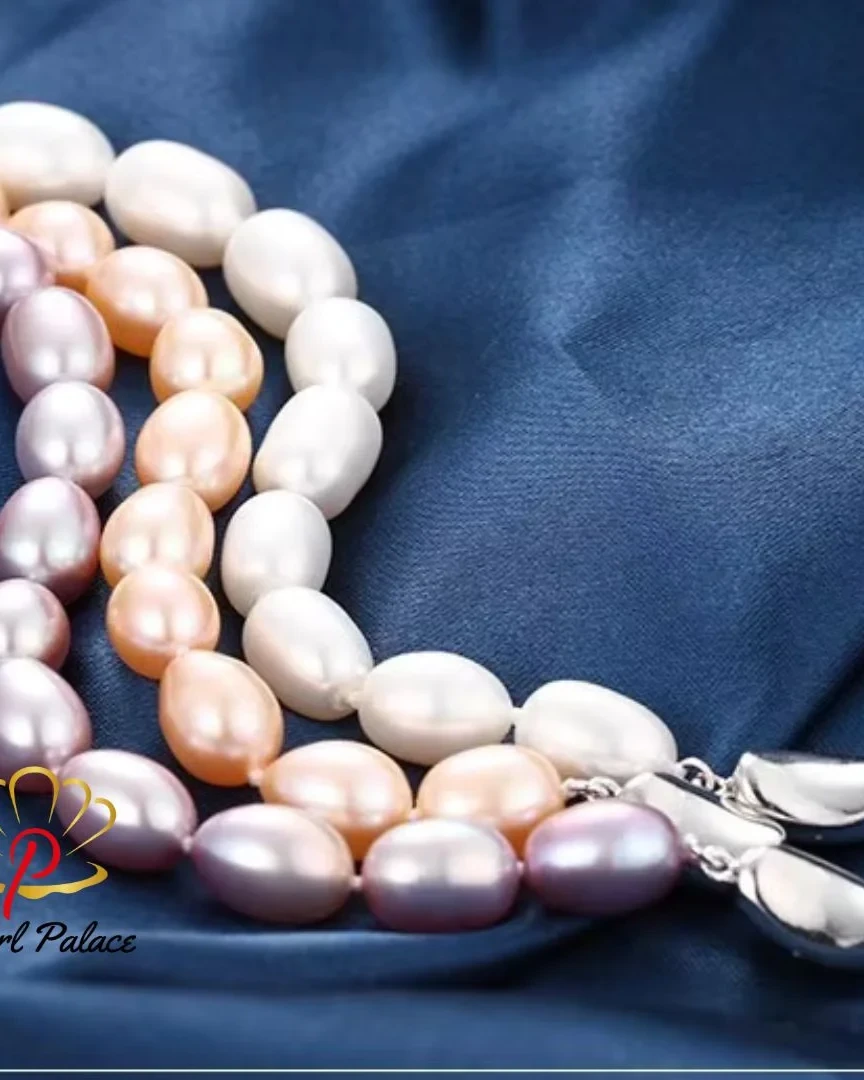 AAAA 8 9mm Natural Freshwater Drop Pearl Bracelet for Women.