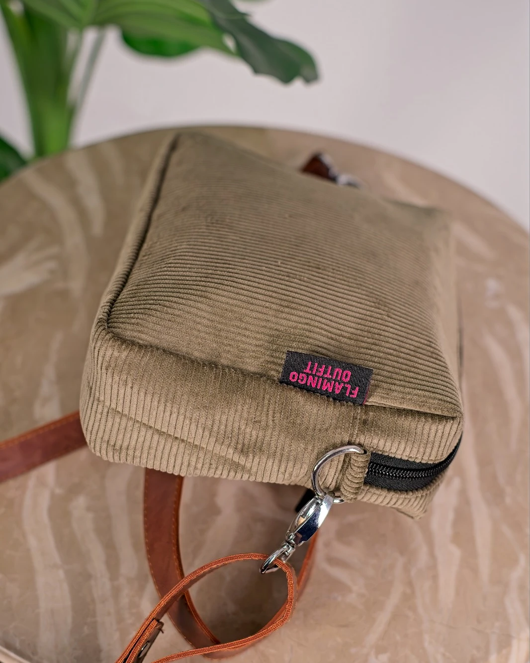 Urban Voyager Corduroy Daily Crossbody Sling Bag