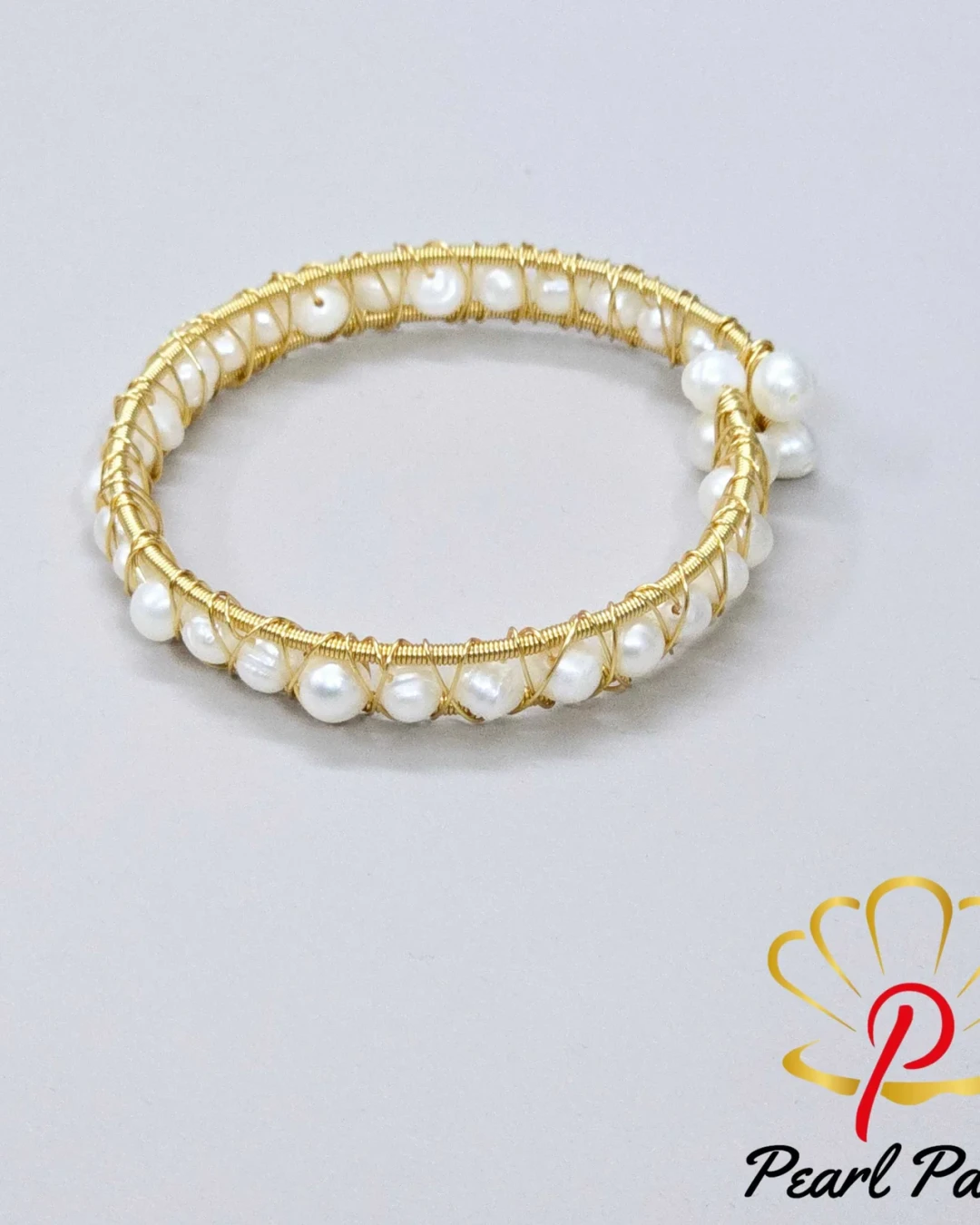 Harmony Gold Pearl Adjustable Pearl Bracelet