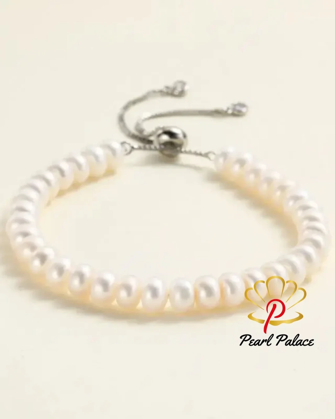 Copper Chain Natural Freshwater White Pearl Bracelet Bread Bead Trendy Simple Fine Jewelry For Women