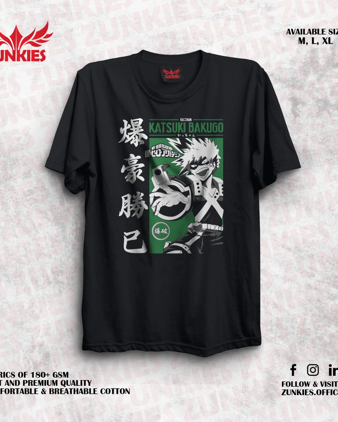 My Hero Academia - Zunkies Oversized Drop Shoulder T-shirt-2
