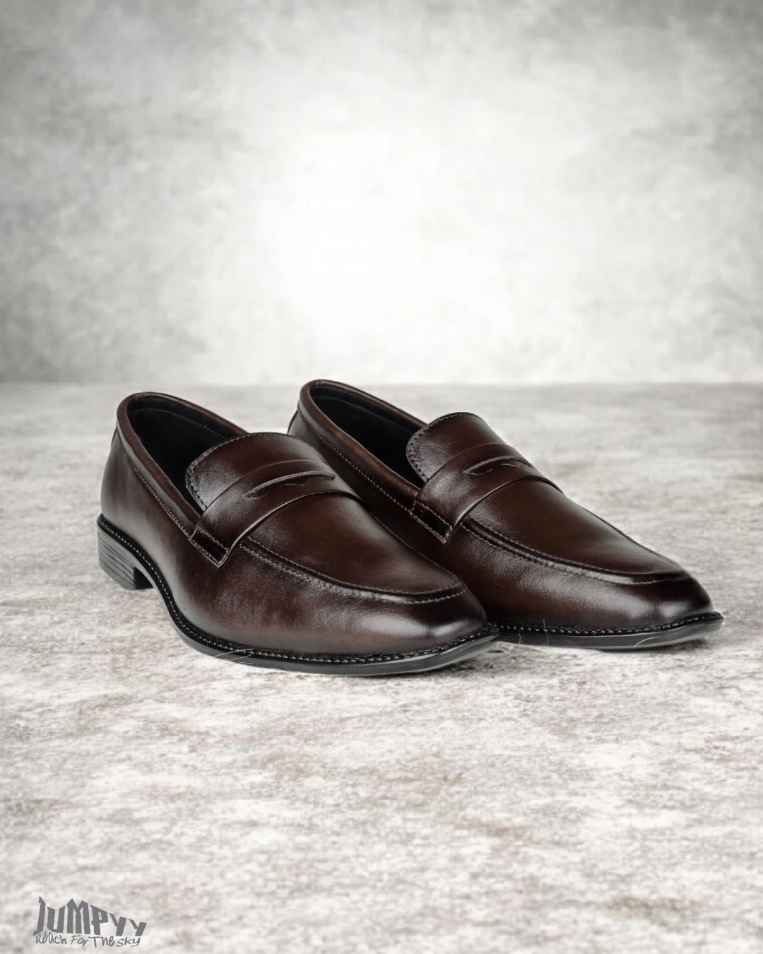 The Count: Chisel-Toe Penny Loafer | 100% Authentic Cow-Leather