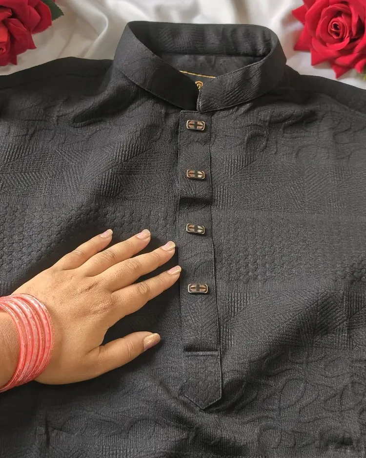 Chinese Ambush Cotton Panjabi (Black)