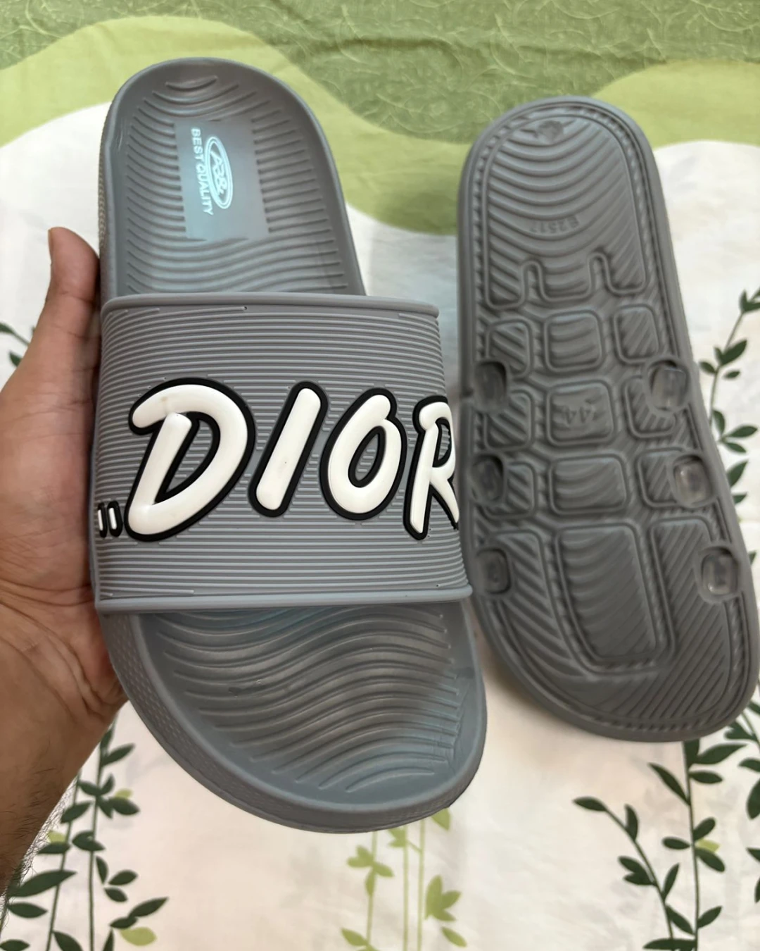 Dio0r Light Grey Premium Slides- Imported From China
