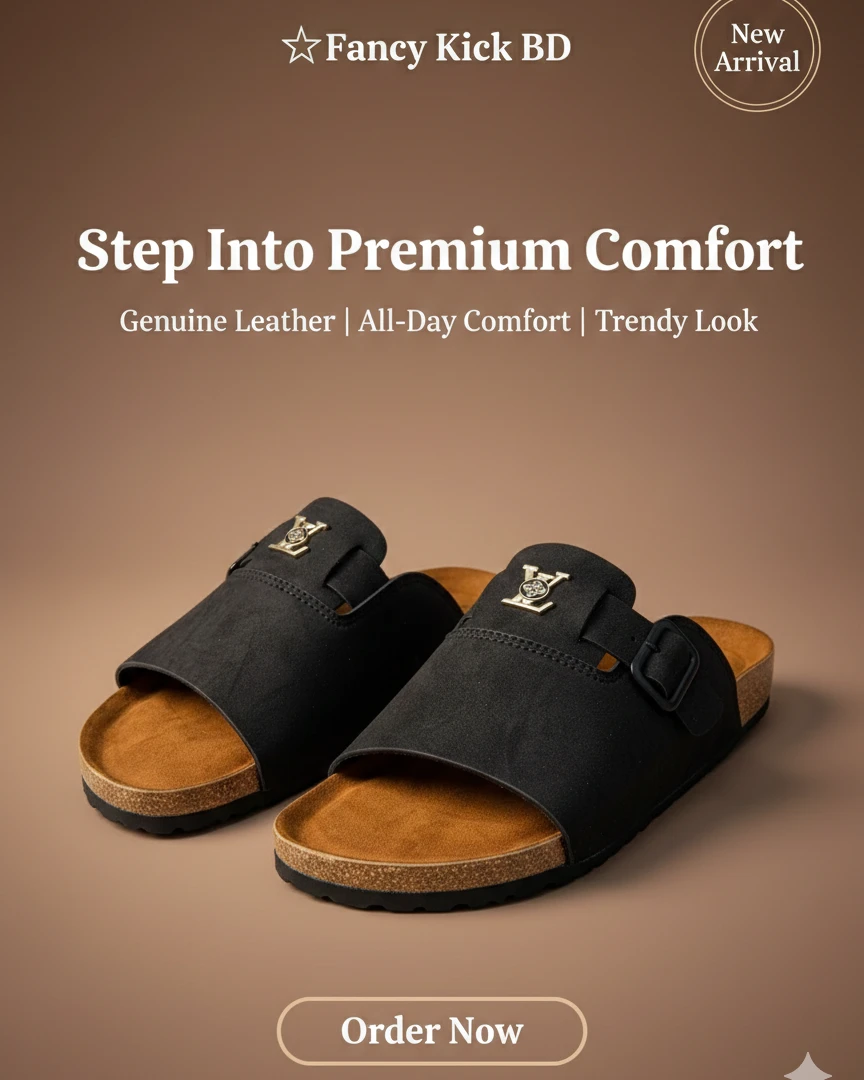 LV & Dio0r Collaboration Black Slides For Men
