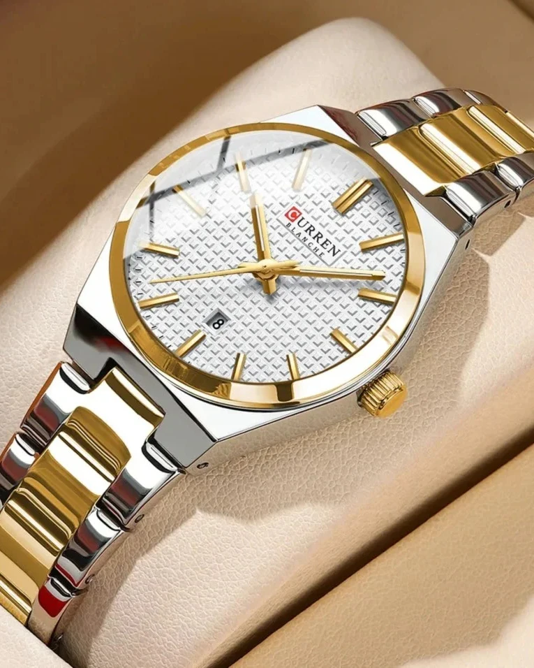 Curren Veridian Gold & Steel Two-Tone Executive Watch