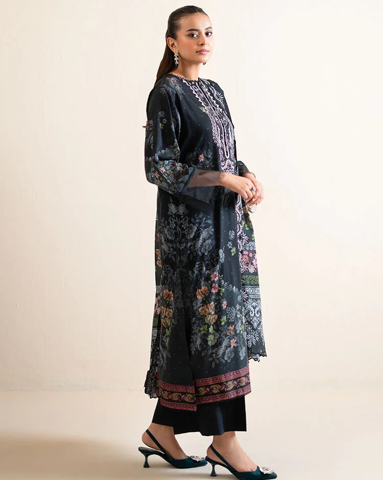 Pakistani Hania by Binaas Unstitched – Emerald Meadow Glow
