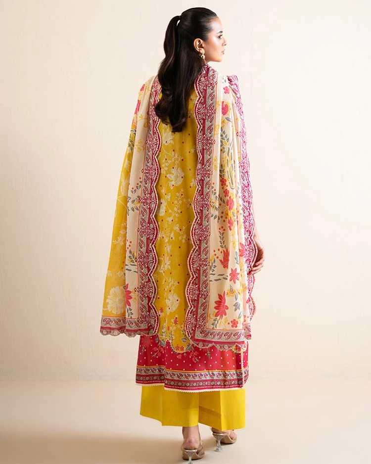 Pakistani Hania by Binaas Unstitched – Golden Marigold Essence