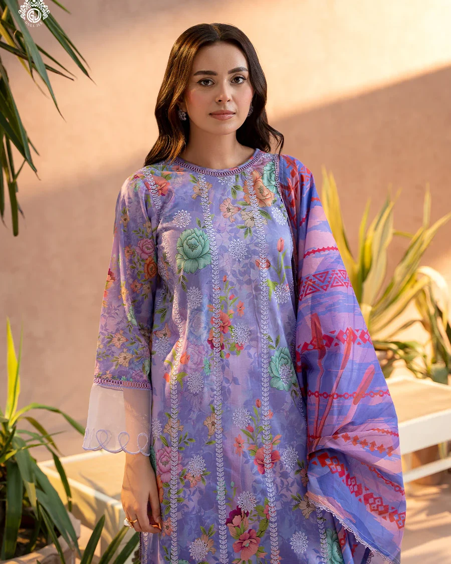 Pakistani Gullbano by Gull Jee Unstitched – Lavender Lilac Dream