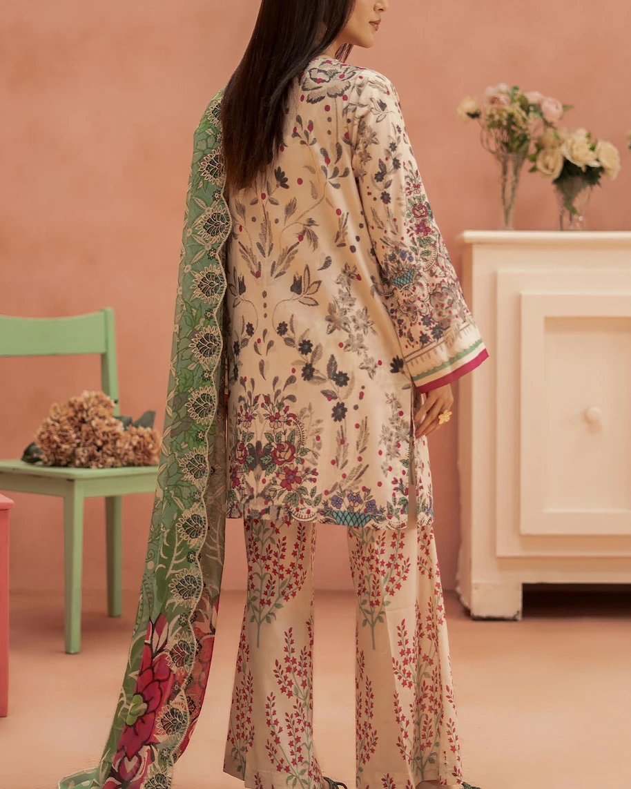 Pakistani Ziva by Gull Jee Unstitched – Ivory Meadow Edition