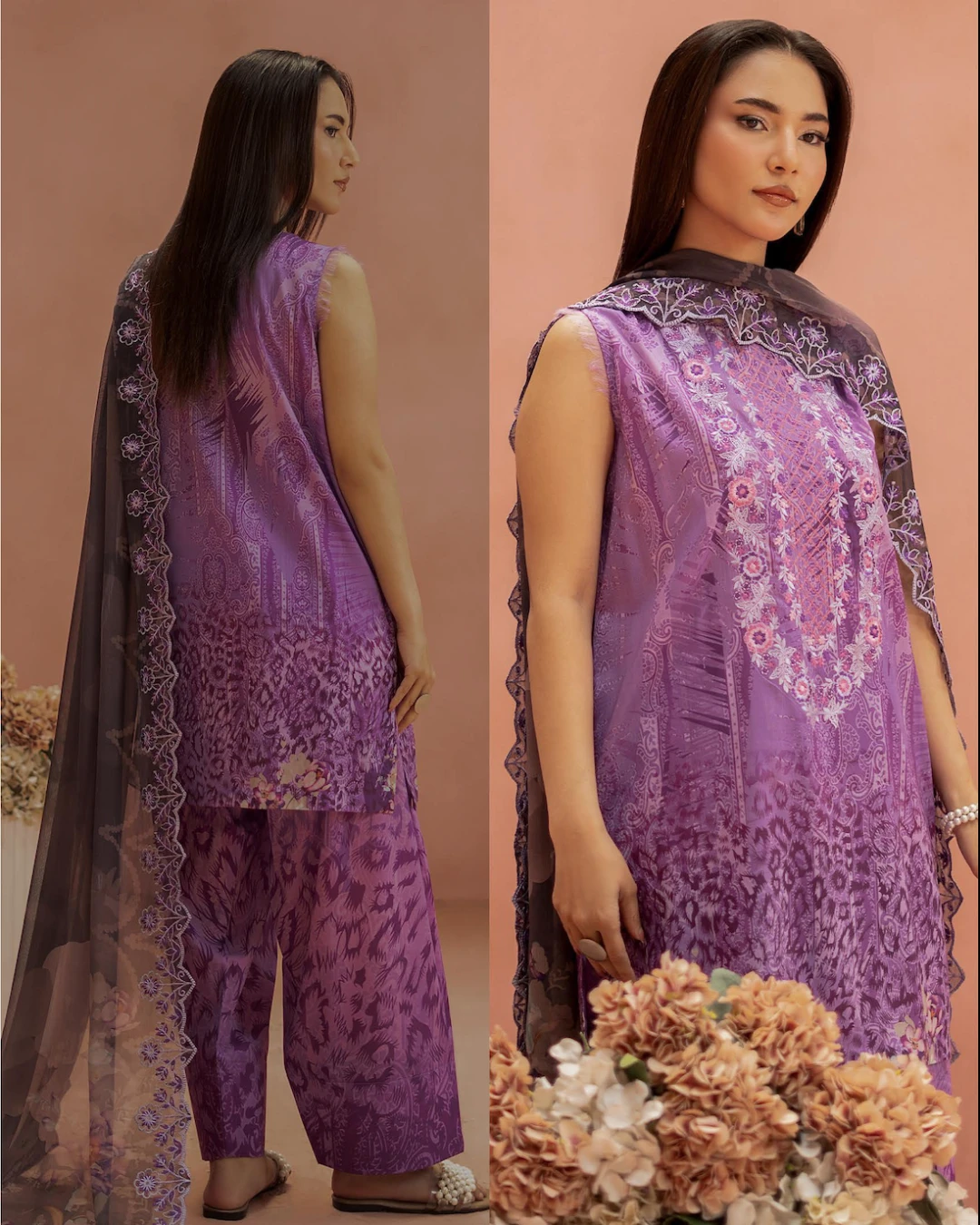 Pakistani Ziva by Gull Jee Unstitched – Amethyst Leopard Edition