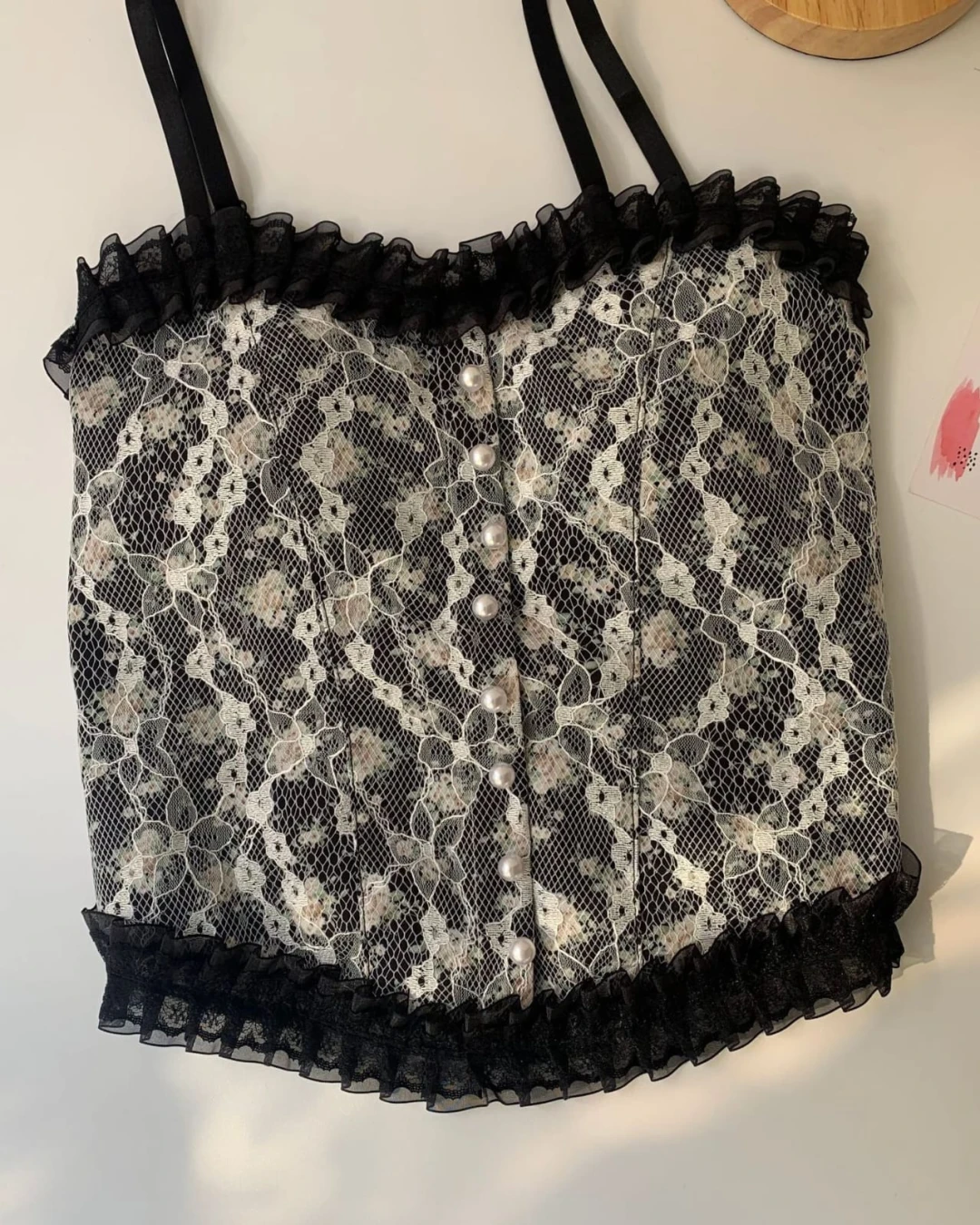 Seraphina Floral Lace Corset Top