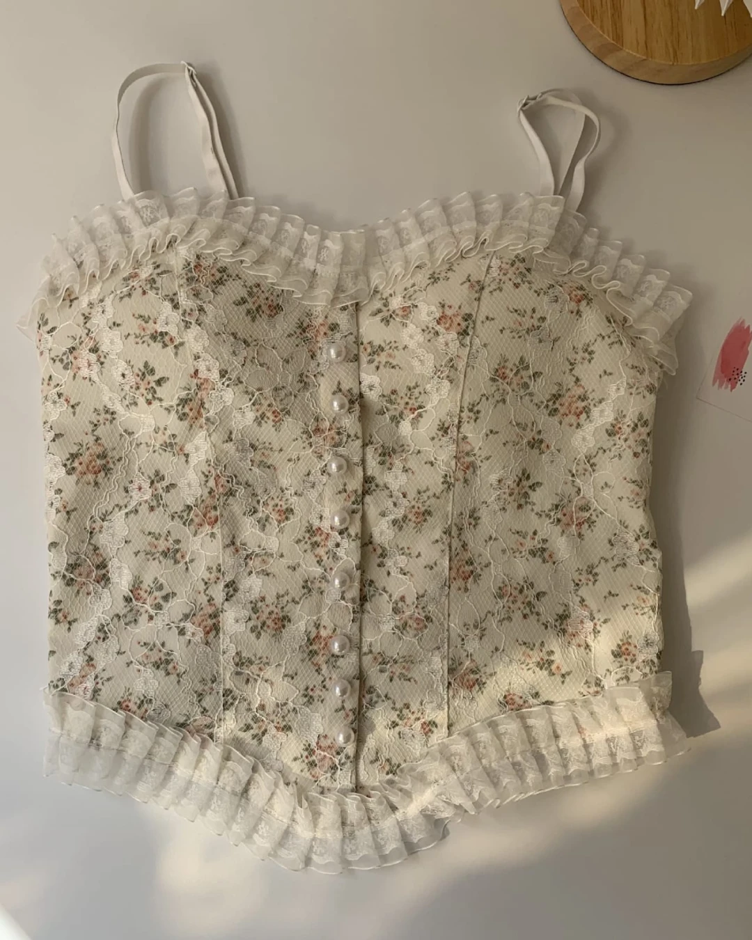 Seraphina Floral Lace Corset Top