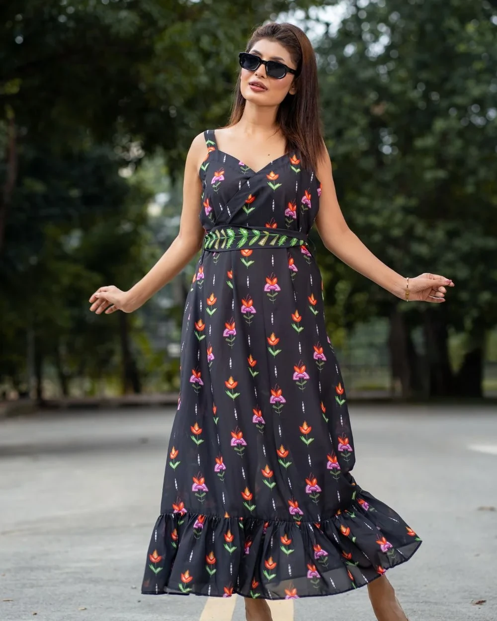 Night Garden Gloom Dress
