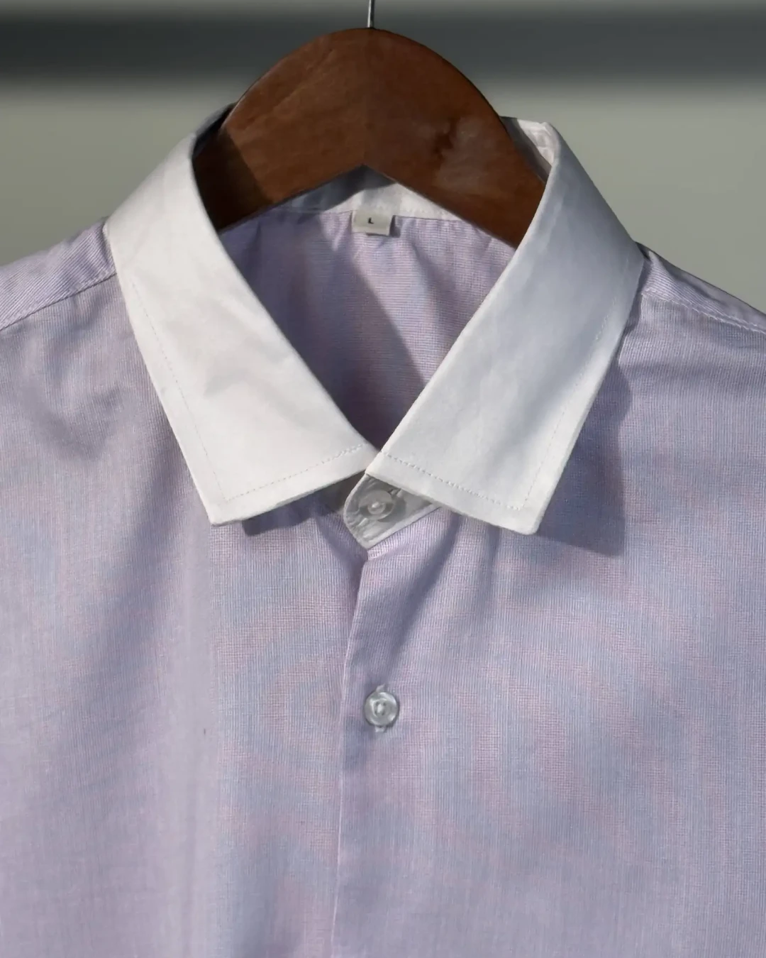 Executive Premium Cotton Blend Shirt - Lavender Purple