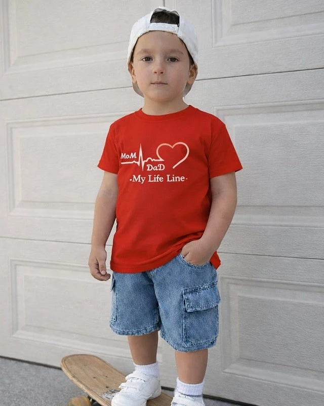 Premium Quality Denim Pants and T-Shirt Set for Kids-1049