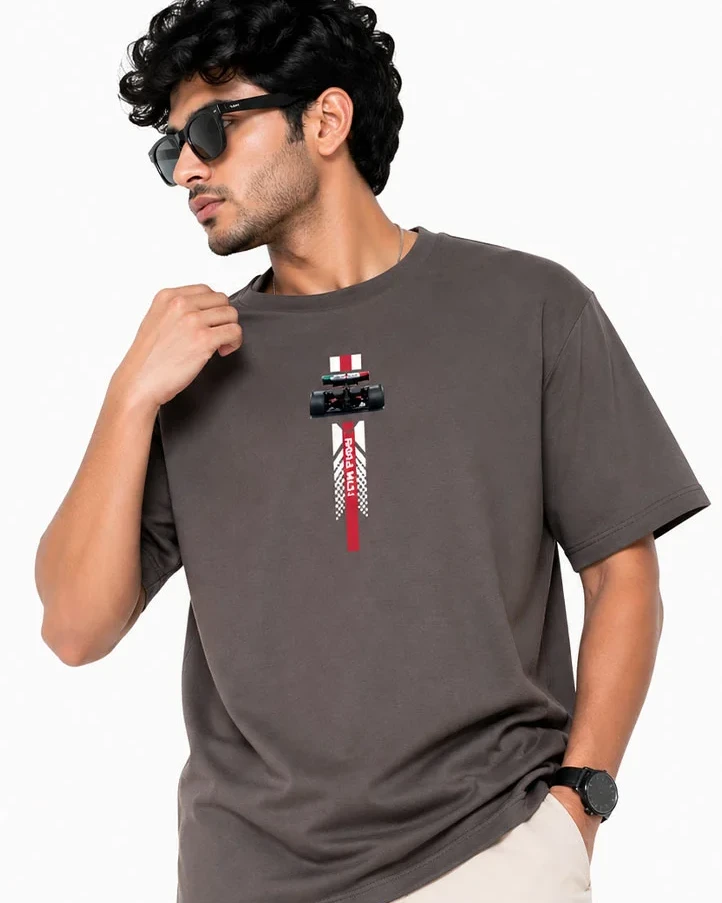 Racing Mindset — Designer Dual Print Drop Shoulder Tee