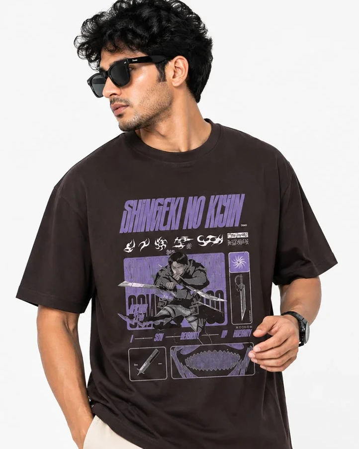 Titan Code — Anime Designer Drop Shoulder Tee