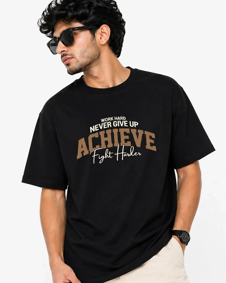 Achieve Code — Designer Drop Shoulder Tee