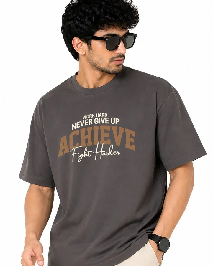 Achieve Code — Designer Drop Shoulder Tee