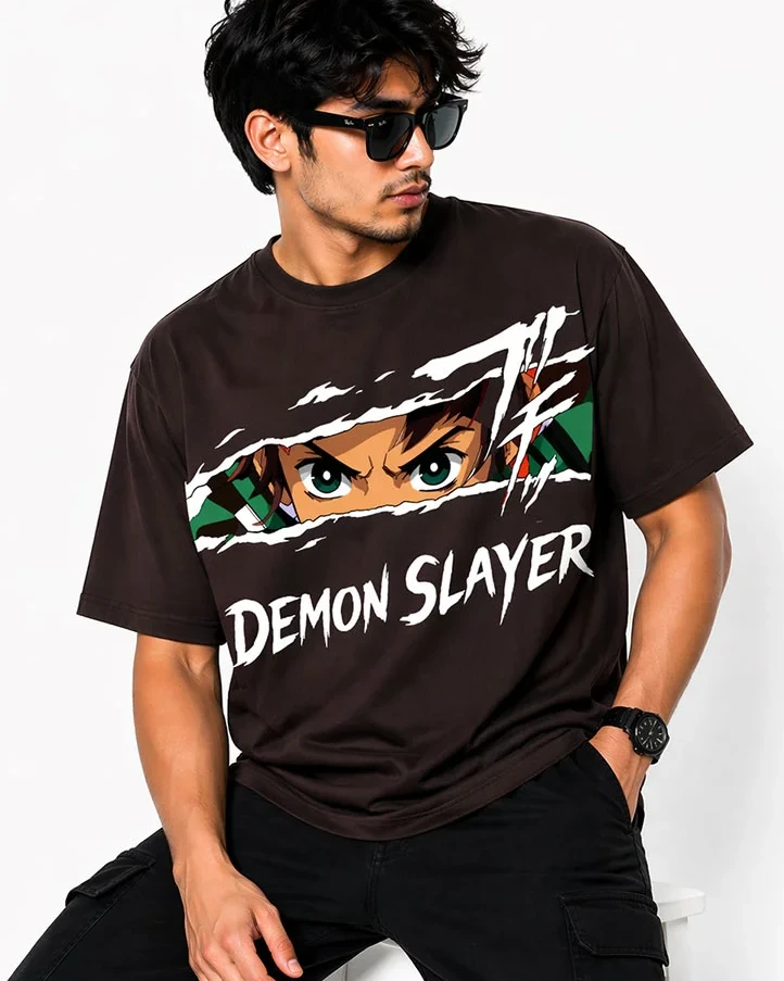 Demon Slayer Streetwear Drop Shoulder T-Shirt