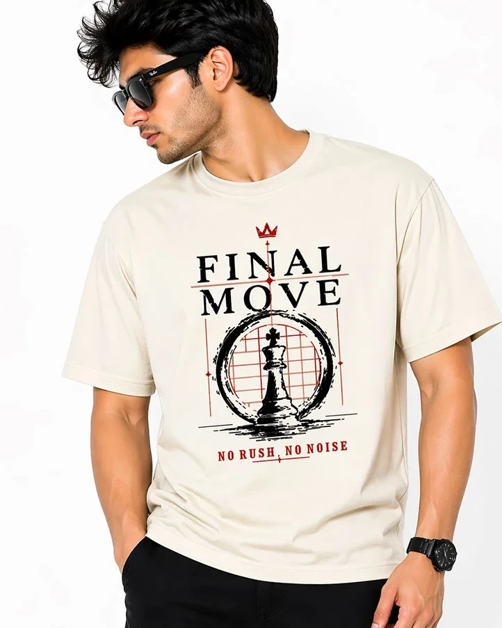 Final Move Strategy Drop Shoulder T-Shirt
