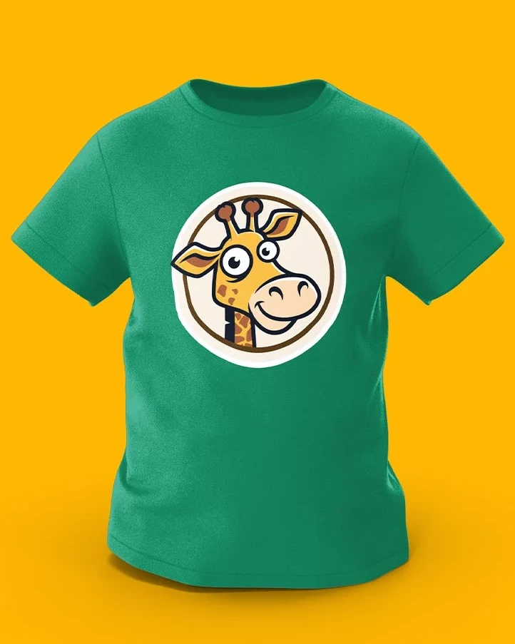 GoofyGiraffe “Original Mascot” Signature Logo Kids TEE