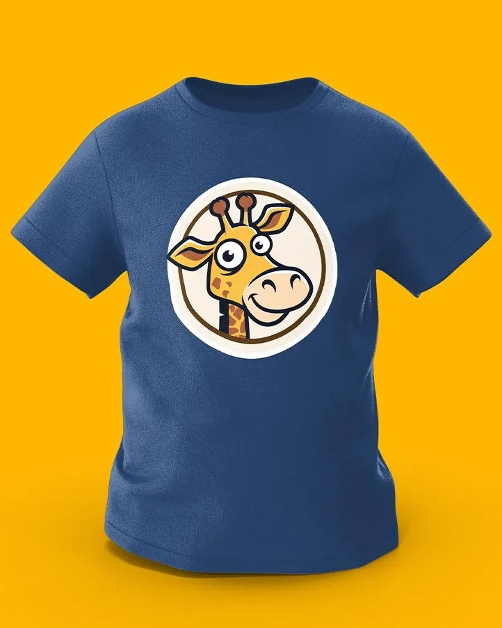 GoofyGiraffe “Original Mascot” Signature Logo Kids TEE