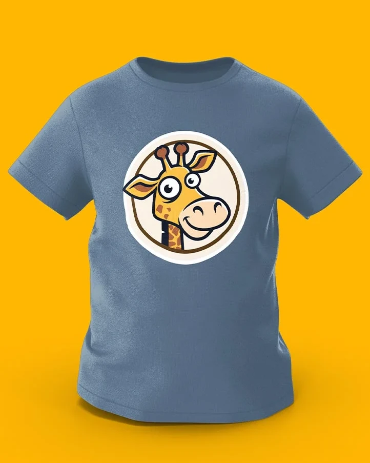 GoofyGiraffe “Original Mascot” Signature Logo Kids TEE