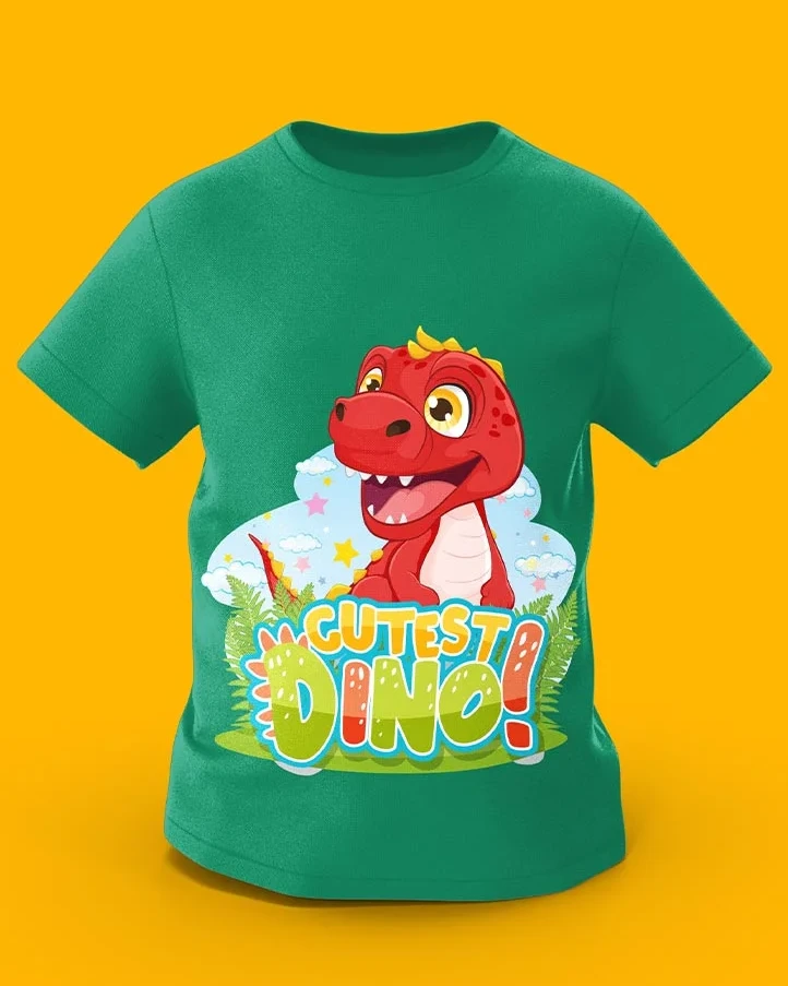 GoofyGiraffe “Roaring Dino” Prehistoric Jungle Kids TEE