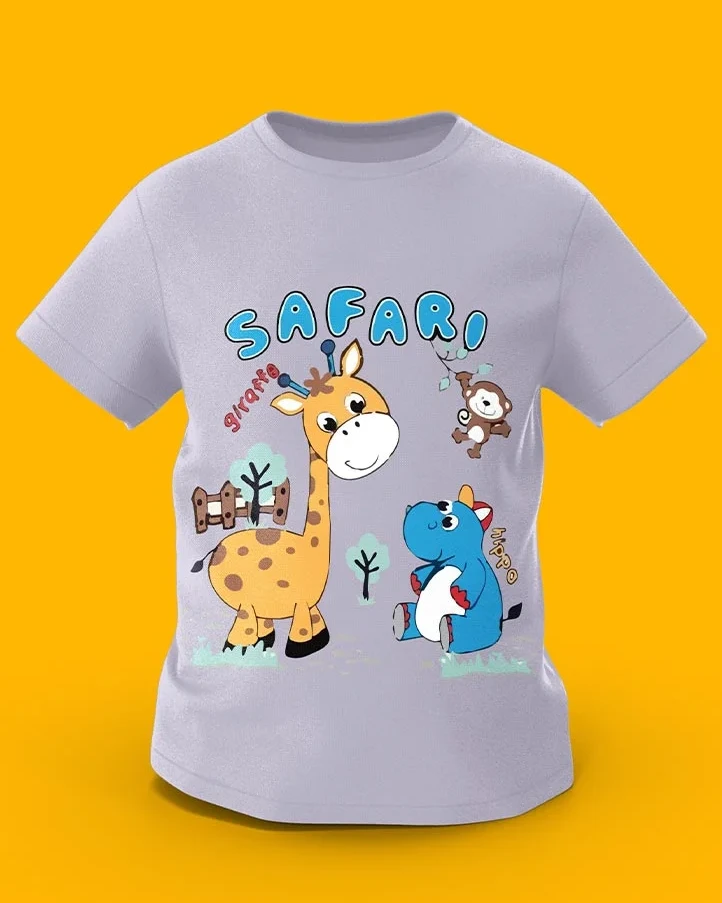 GoofyGiraffe “Safari Friends” Wild Adventure Kids TEE