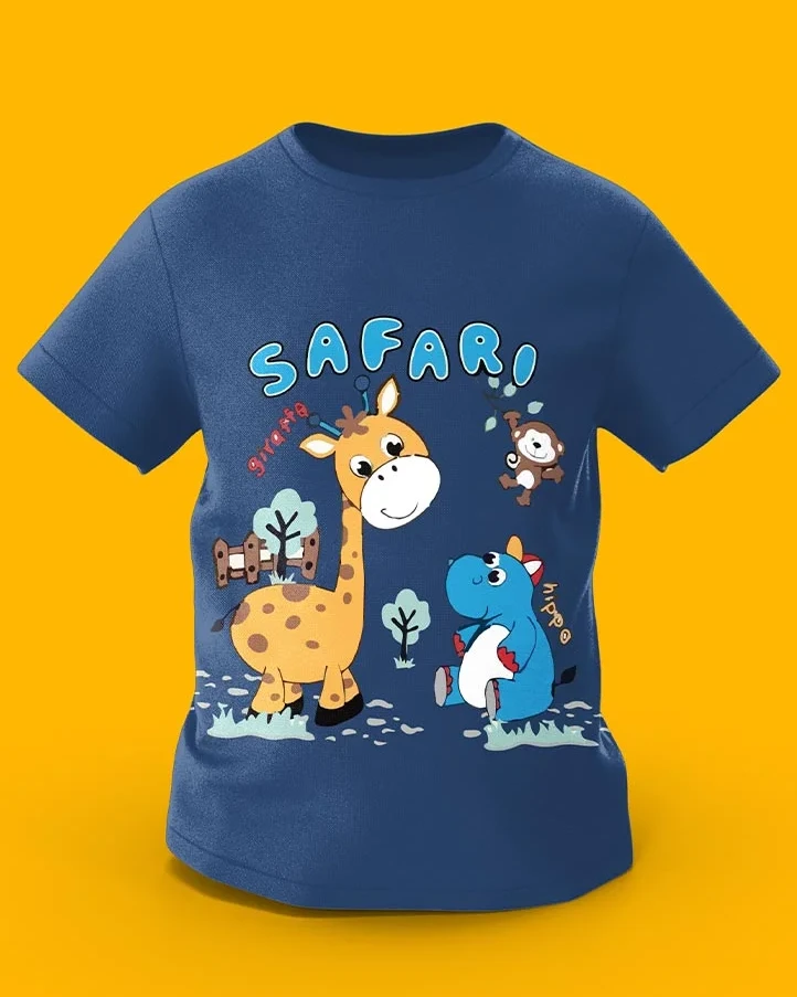 GoofyGiraffe “Safari Friends” Wild Adventure Kids TEE