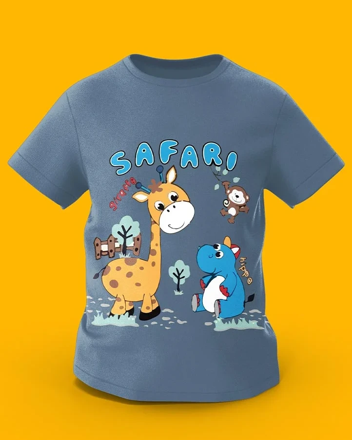 GoofyGiraffe “Safari Friends” Wild Adventure Kids TEE