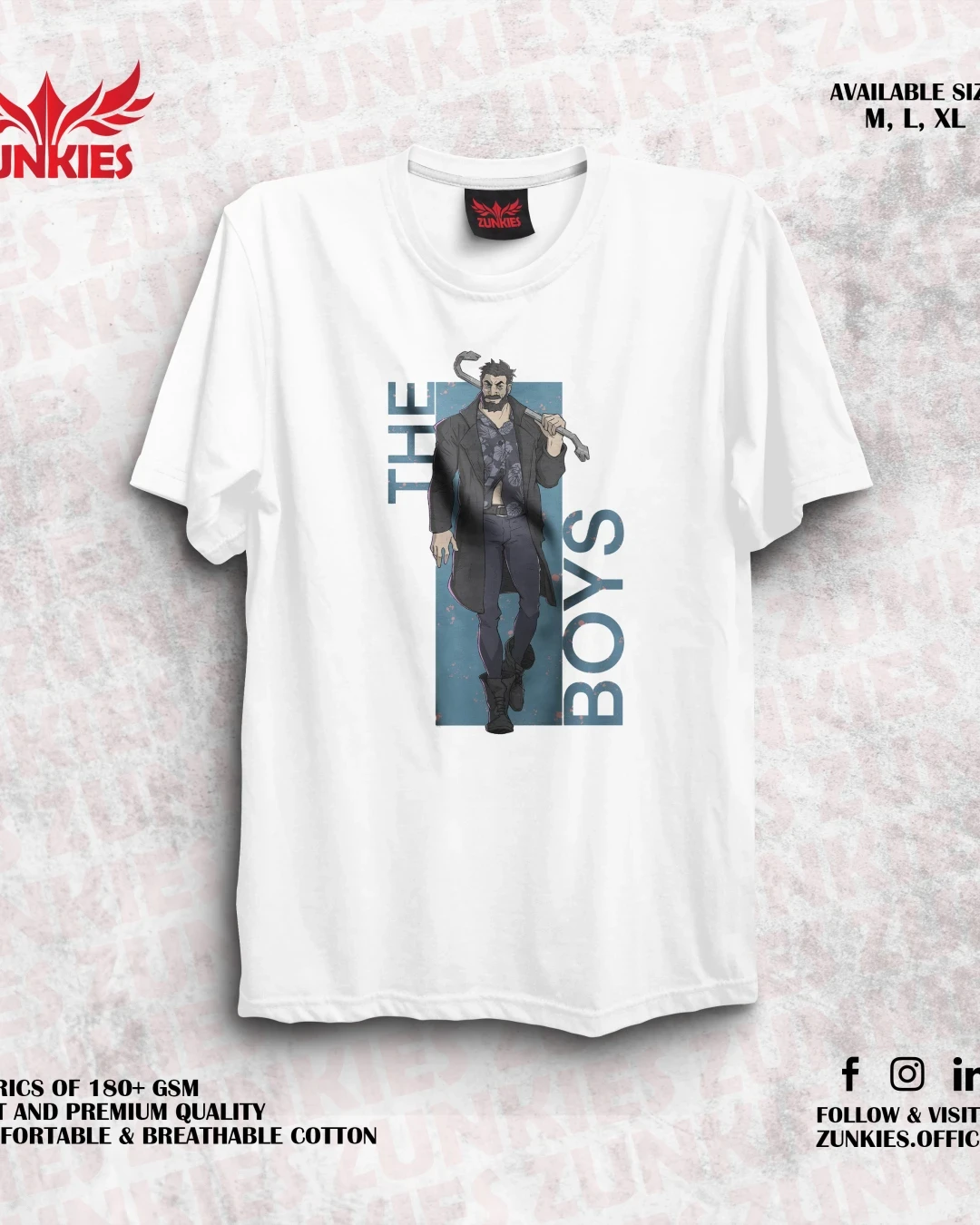 The Boys - Zunkies Oversized Drop Shoulder T-shirt