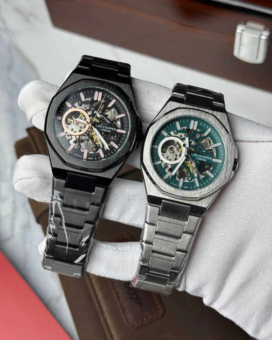 Lee Cooper Skeleton Automatic Watch