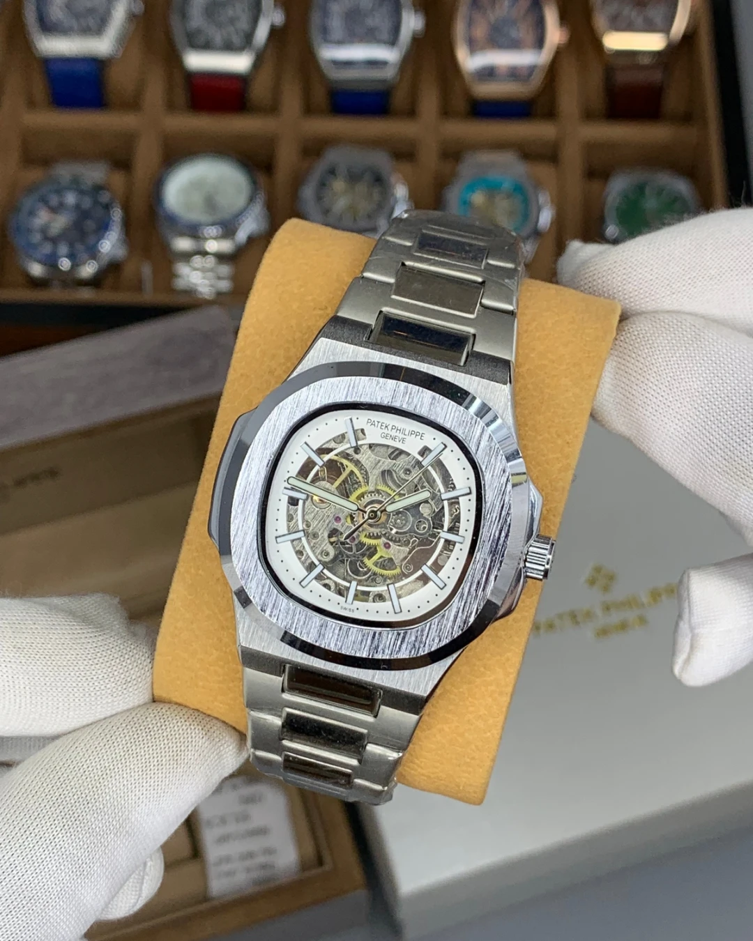 PATEK PHILIPPE Skeleton White Dial