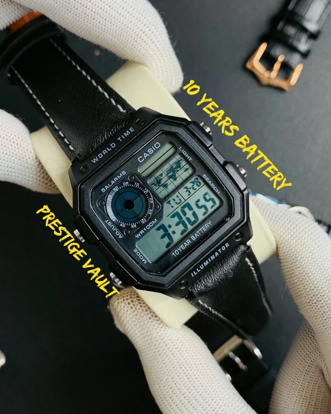 CASIO World Timer Full Black