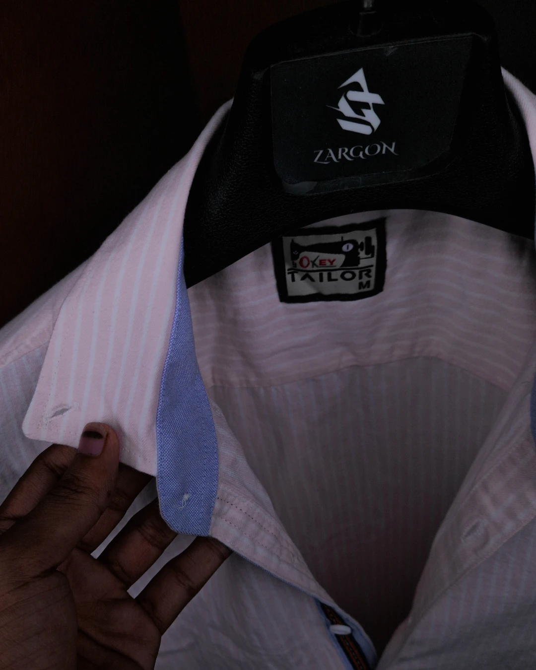 Soft Pink Stripe Shirt
