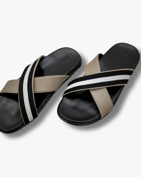 Bowling Cross Fury Slides-Cream