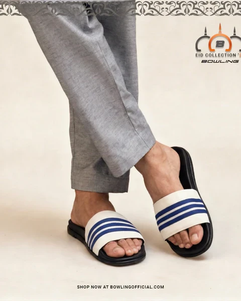 Bowling White Fury Slides