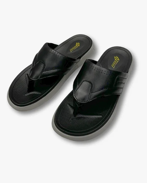 Bowling Booster Leather Sandal 1.0-Black