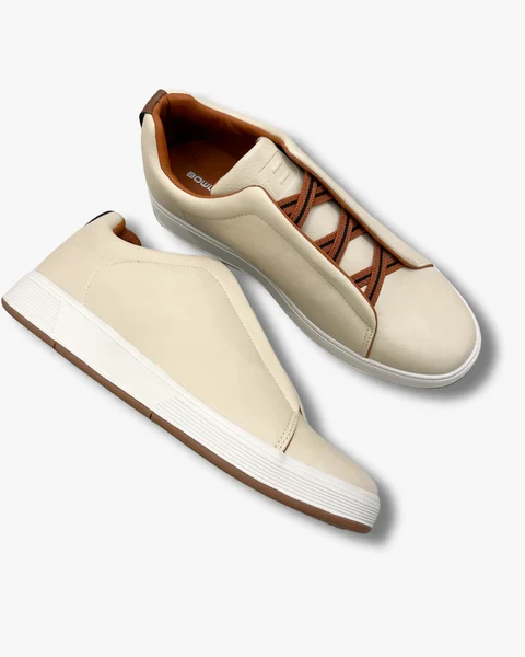 Bowling X Evolution Sneakers Coffee White