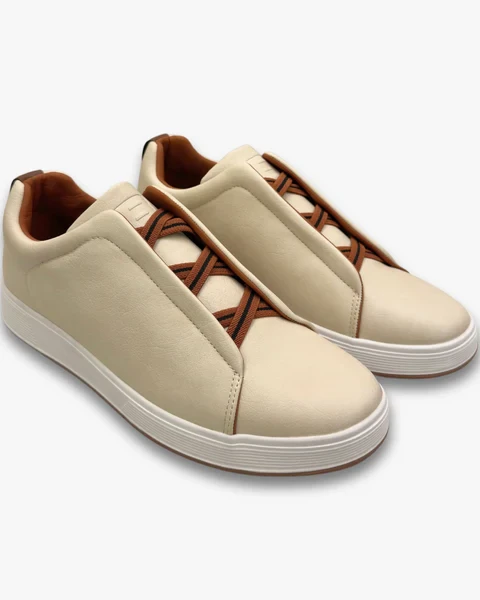 Bowling X Evolution Sneakers Coffee White