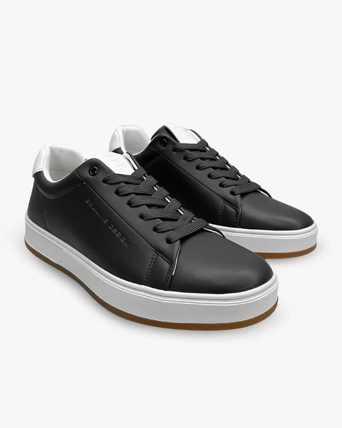 Bowling Titan Sneakers-Black & White