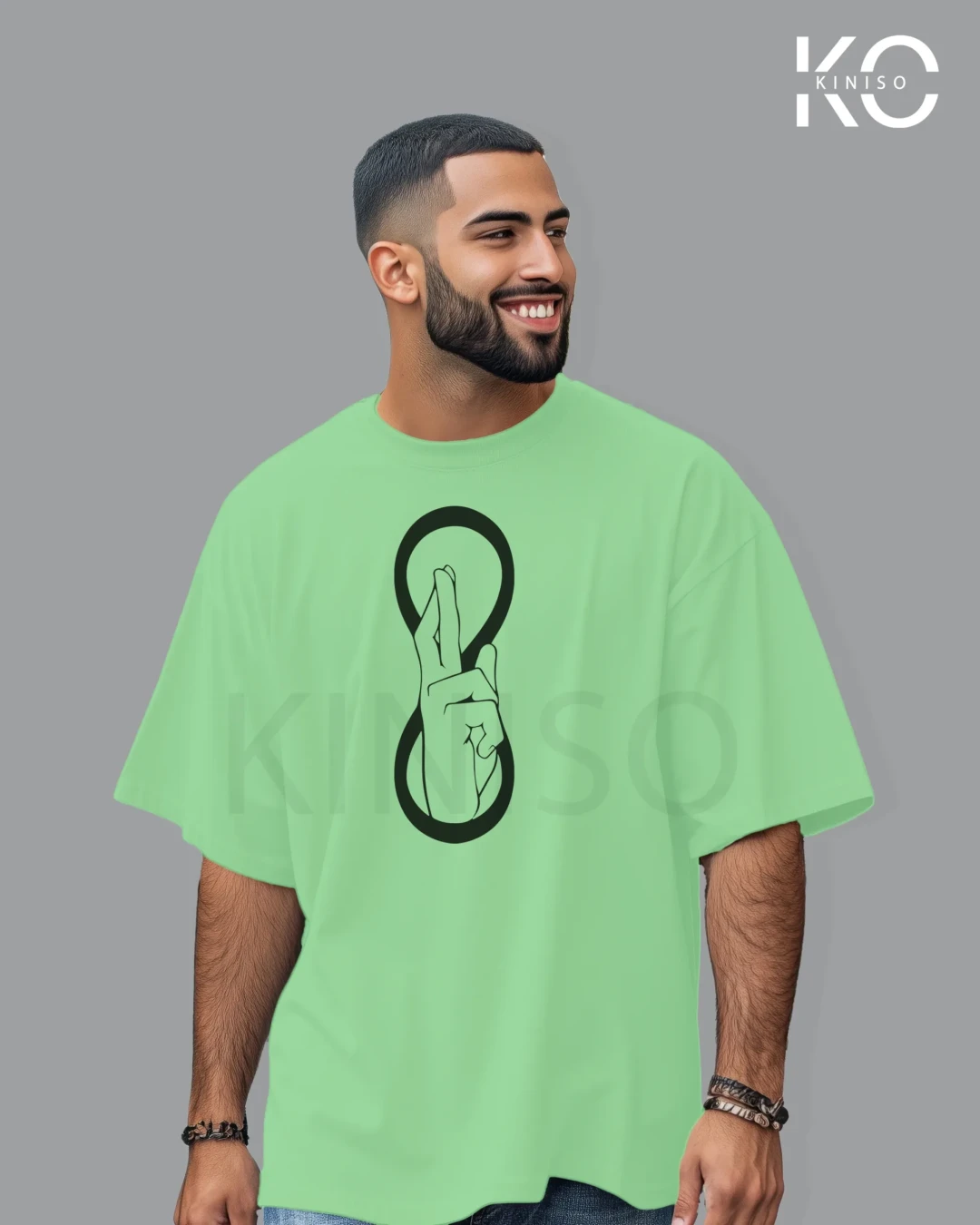Satoru Gojo "Limitless Void" Drop Shoulder Anime T-Shirt