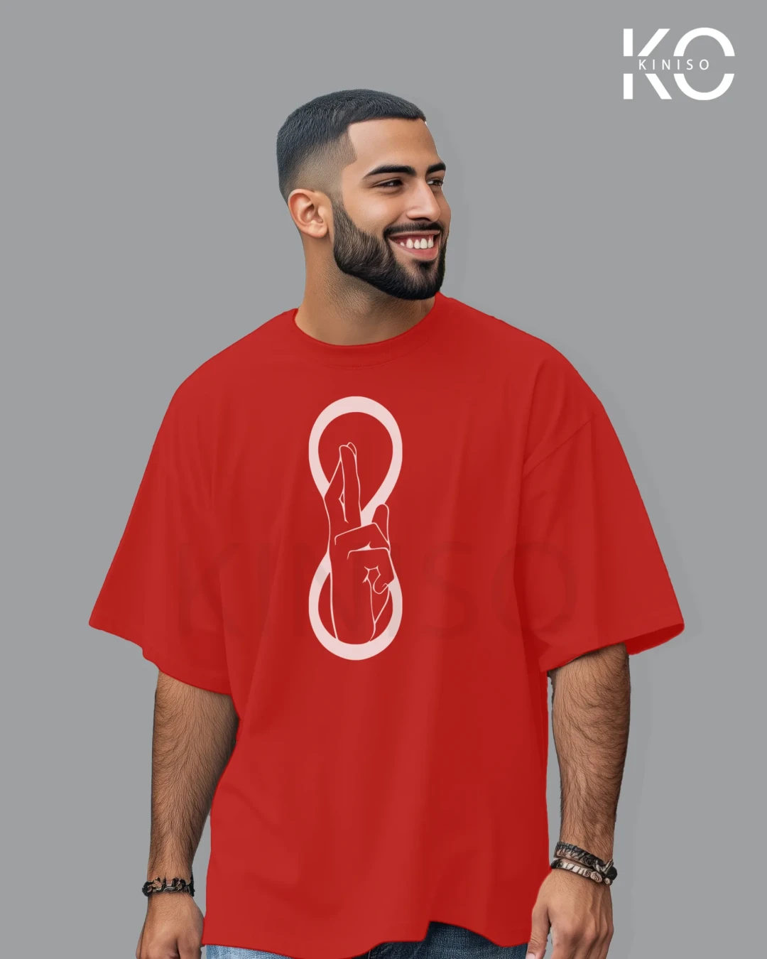 Satoru Gojo "Limitless Void" Drop Shoulder Anime T-Shirt